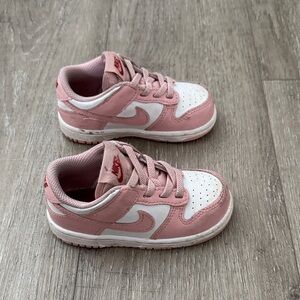 Nike Baby Pink and White Sneakers